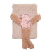 Блокнот плюшевий CAPYBARA, А6, 80 арк., клітинка, асорті, KIDS Line