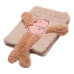 Блокнот плюшевий CAPYBARA, А6, 80 арк., клітинка, асорті, KIDS Line