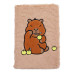 Блокнот плюшевий CAPYBARA 2, А5, 80 арк., клітинка, асорті, KIDS Line