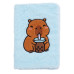 Блокнот плюшевий CAPYBARA 2, А5, 80 арк., клітинка, асорті, KIDS Line