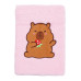 Блокнот плюшевий CAPYBARA 3, А5, 80 арк., клітинка, асорті, KIDS Line
