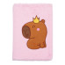 Блокнот плюшевий CAPYBARA 3, А5, 80 арк., клітинка, асорті, KIDS Line