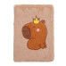 Блокнот плюшевий CAPYBARA 3, А5, 80 арк., клітинка, асорті, KIDS Line