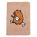 Блокнот плюшевий CAPYBARA 5, А5, 80 арк., клітинка, асорті, KIDS Line