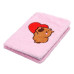 Блокнот плюшевий CAPYBARA 5, А5, 80 арк., клітинка, асорті, KIDS Line
