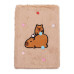 Блокнот плюшевий CAPYBARA 7, А5, 80 арк., клітинка, асорті, KIDS Line