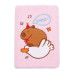 Блокнот плюшевий CAPYBARA 7, А5, 80 арк., клітинка, асорті, KIDS Line