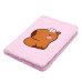 Блокнот плюшевий CAPYBARA 8, А5, 80 арк., клітинка, асорті, KIDS Line