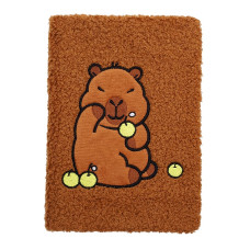 Блокнот плюшевий CAPYBARA 10, А5, 80 арк., клітинка, асорті, KIDS Line