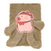 Блокнот плюшевий CAPYBARA 1, А5, 80 арк., клітинка, асорті, KIDS Line.