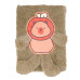 Блокнот плюшевий CAPYBARA 1, А5, 80 арк., клітинка, асорті, KIDS Line.