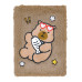 Блокнот плюшевий CAPYBARA 16, А5, 80 арк., клітинка, асорті, KIDS Line