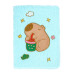 Блокнот плюшевий CAPYBARA 22, А5, 80 арк., клітинка, асорті, KIDS Line