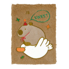 Блокнот плюшевий CAPYBARA 23, А5, 80 арк., клітинка, асорті, KIDS Line
