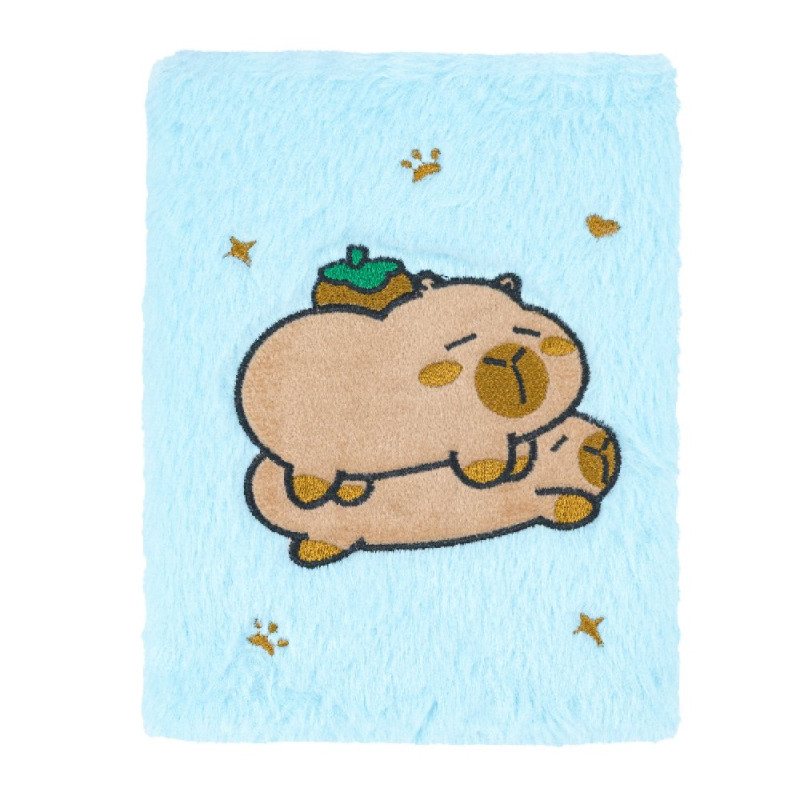 Блокнот плюшевий CAPYBARA 24, А5, 80 арк., клітинка, асорті, KIDS Line