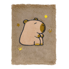 Блокнот плюшевий CAPYBARA 25, А5, 80 арк., клітинка, асорті, KIDS Line