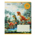 Зошит учнівський шкільний DINO, 12арк., клітинка, асорті, KIDS LINE
