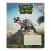 Зошит учнівський шкільний DINO, 12арк., лінія, асорті, KIDS LINE