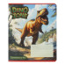 Зошит учнівський шкільний DINO, 12арк., лінія, асорті, KIDS LINE