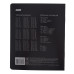 Зошит учнівський шкільний BLACK, 12арк., клітинка, KIDS LINE