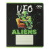 Зошит учнівський шкільний UFO, 24арк., лінія, KIDS LINE