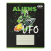 Зошит учнівський шкільний UFO, 24арк., лінія, KIDS LINE