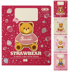 Зошит учнівський загальний BEAR, 48 арк., клітинка, KIDS LINE