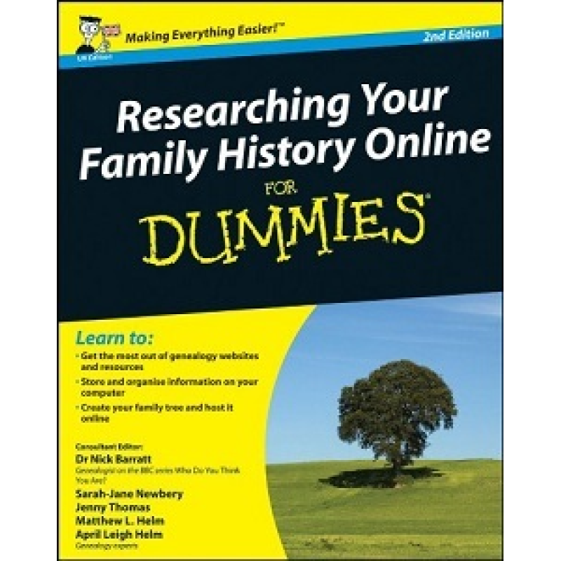 Researching Your Family History Online for Dummies