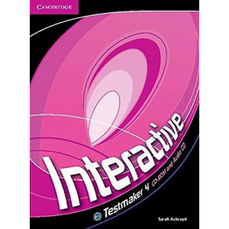 Interactive 4 Testmaker CD-ROM and Audio CD Interactive 4 Testmaker CD-ROM and Audio CD