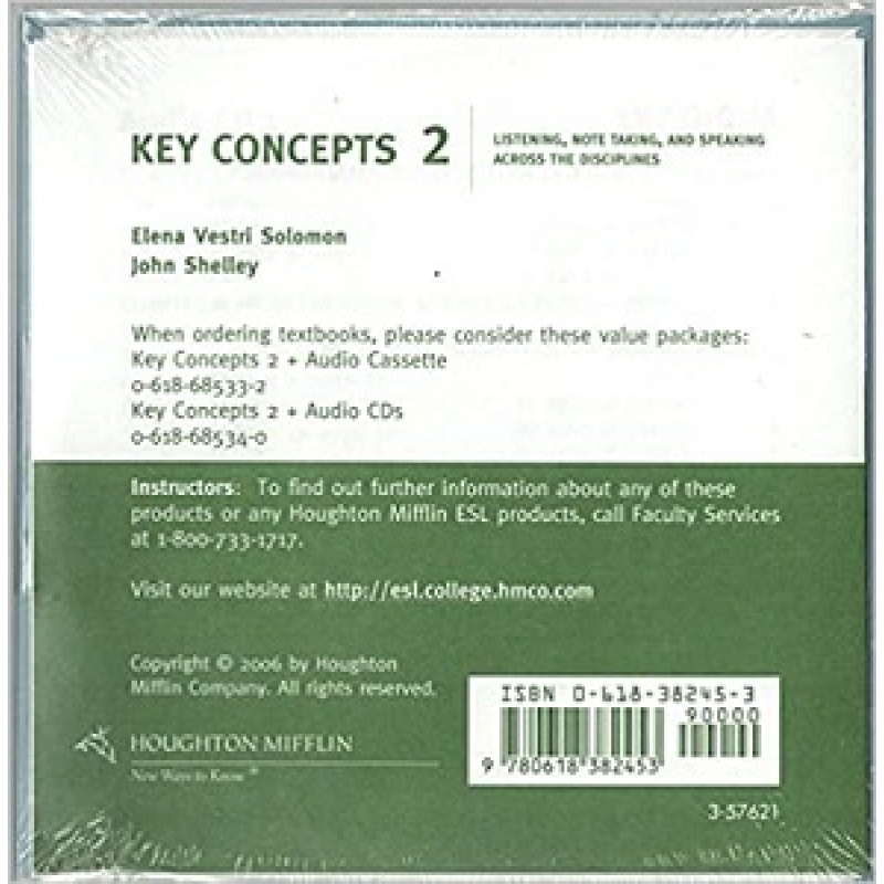 Key Concepts 2 Audio CD