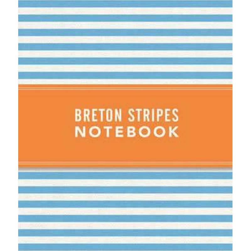Notebook Breton Stripes Sky Blue