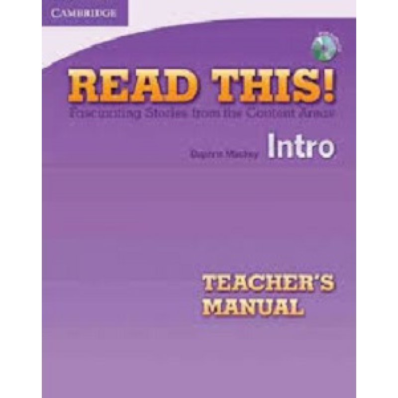 Read This! Intro  Teacher's Manual with Audio CD