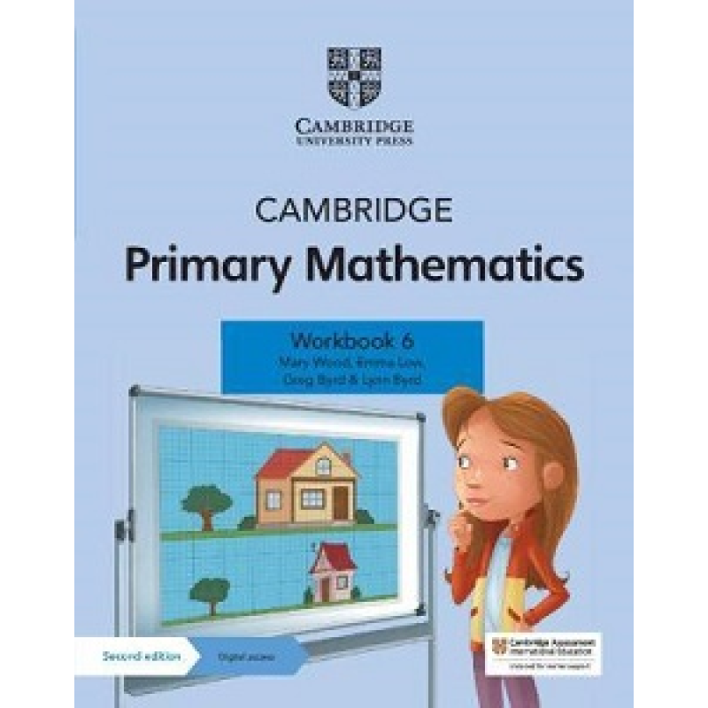 Cambridge Primary Mathematics  2nd Ed 6 Workbook with Digital Access (1 Year)