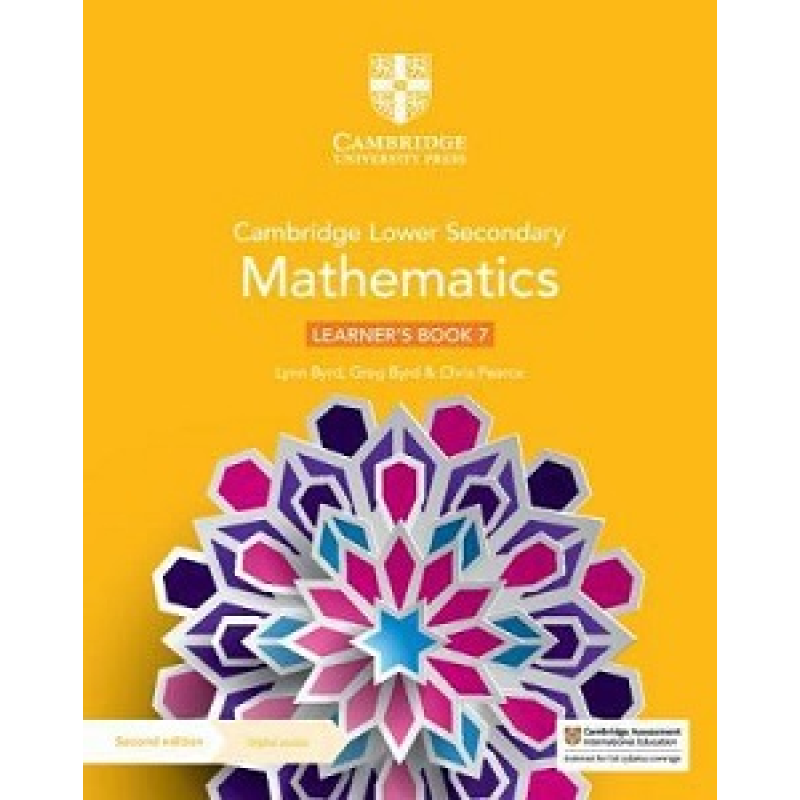 Cambridge Lower Secondary Mathematics 2nd Ed 7 Learner's Book with Digital Access (1 Year)
