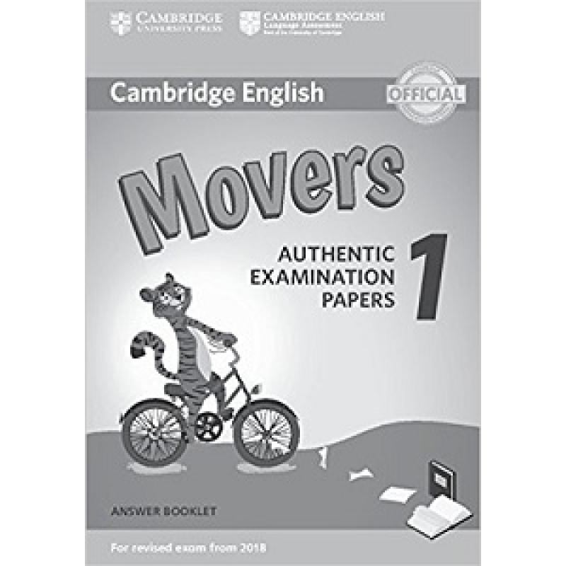 Cambridge English Movers 1 for Revised Exam from 2018 Answer Booklet