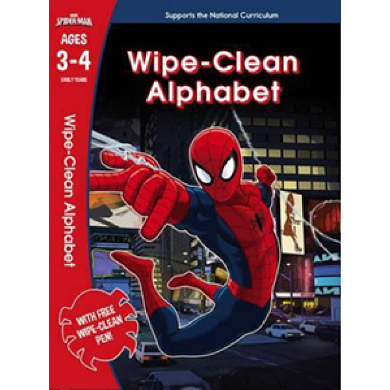 Spider-Man: Wipe-Clean Alphabet Ages 3-4
