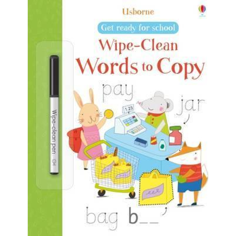 Get Ready for School: Wipe-Clean Words to Copy