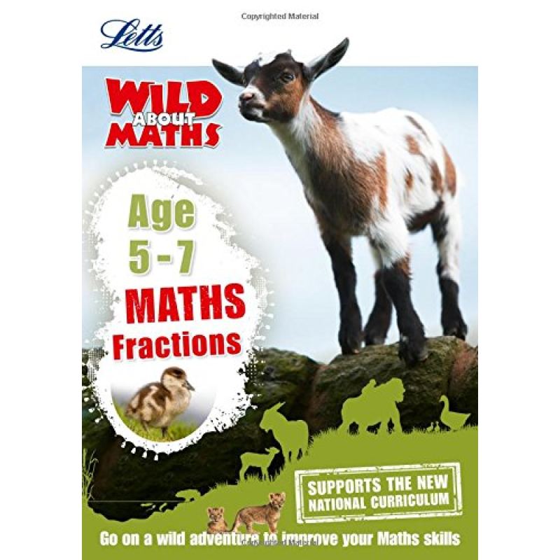 Letts Wild About Maths: Fractions Age 5-7