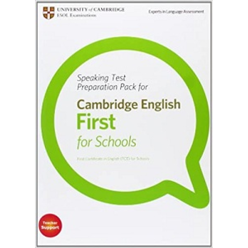 Speaking Test Preparation Pack for First for Schools Paperback with DVD