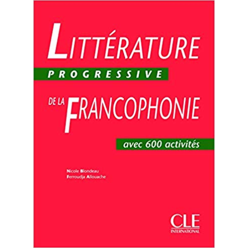 Litterature Progr de la francoph Livre