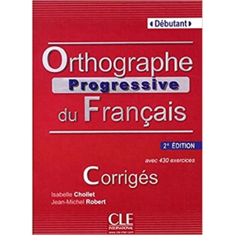 Orthographe Progr du Franc 2e Edition Debut Corrigés