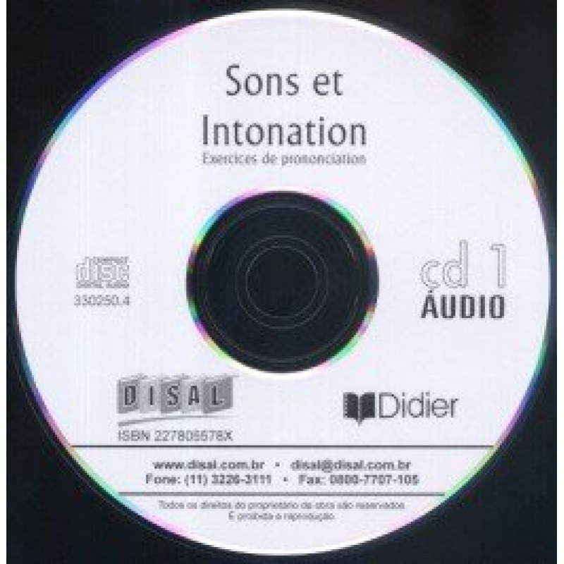 Sons et Intonations Audio CD