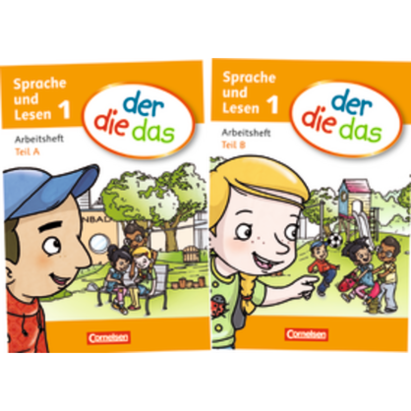 der die das - 1 Arbeitsheft  A/B, 2 Hefte