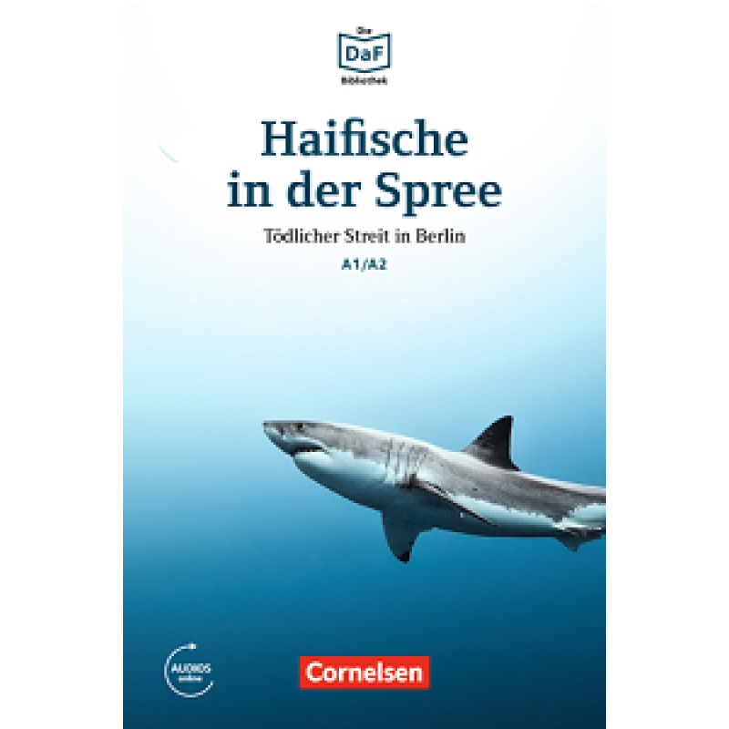 DaF-Krimis: A1/A2 Haifische in der Spree mit MP3-Audios als Download