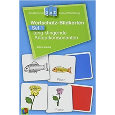 Wortschatz-Bildkarten - Set 1 lang klingende Anlautkonsonanten