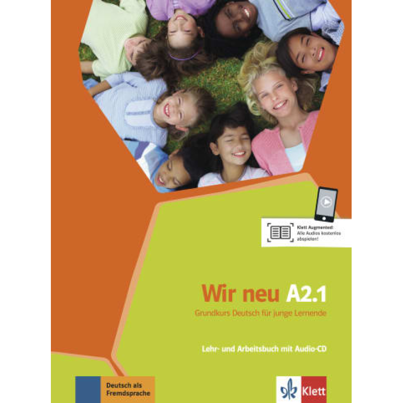 WIR neu A2.1 Lehr- und Arbeitsbuch mit Audios online / Підручник та зошит учня з онлайн-аудіо