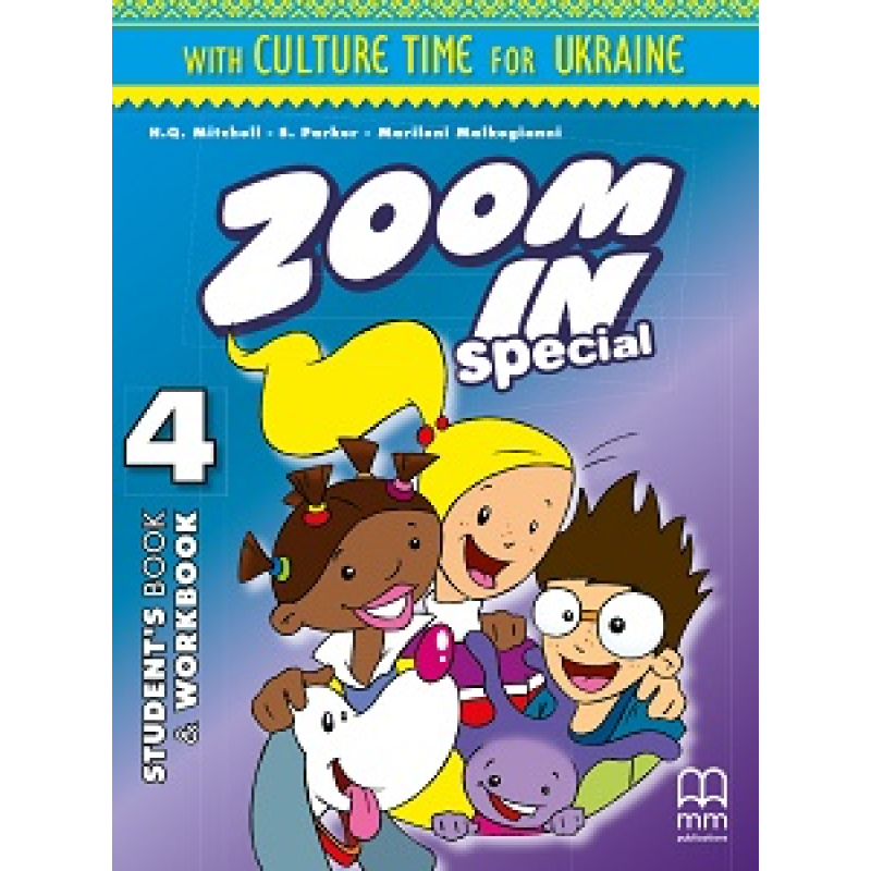Zoom in 4 SB+WB with CD-ROM with Culture Time for Ukraine