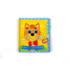 М`яка книга АНГЛ Baby first book КОШЕНЯ, 6+ міс. - КНИЖКОВИЙ ХМАРОЧОС