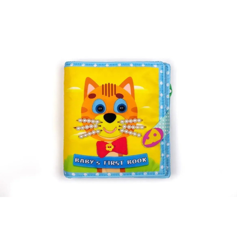 М`яка книга АНГЛ Baby first book КОШЕНЯ, 6+ міс. - КНИЖКОВИЙ ХМАРОЧОС М`яка книга АНГЛ Baby first book КОШЕНЯ, 6+ міс. - КНИЖКОВИЙ ХМАРОЧОС