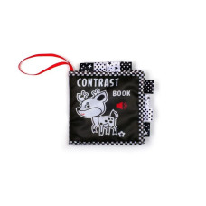 М`яка книга-пищалка Contrast book DEER, 0+ міс. - КНИЖКОВИЙ ХМАРОЧОС